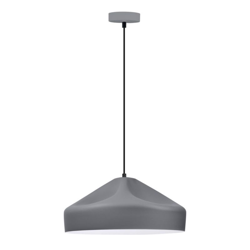 Lampa wisząca Polux Gavle 7453 szary matowa-czarna-biała nad stół 1xE27 x 1 szt.