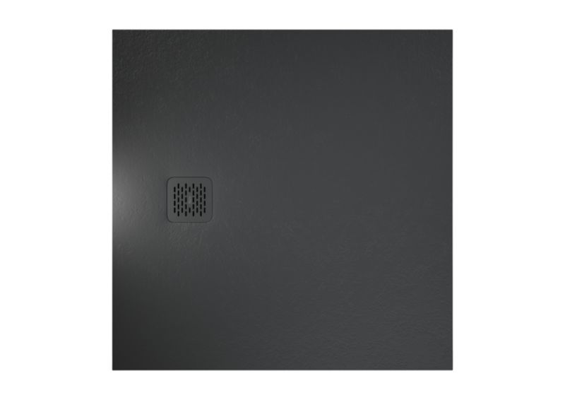 Brodzik kompozytowy Roca Sky kwadratowy 90 x 90 x 3 cm czarny