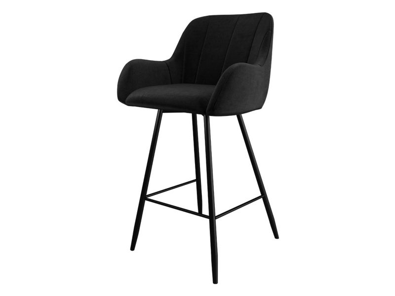 Krzesło barowe MIRJAN 24 Colin czarny 1 szt.