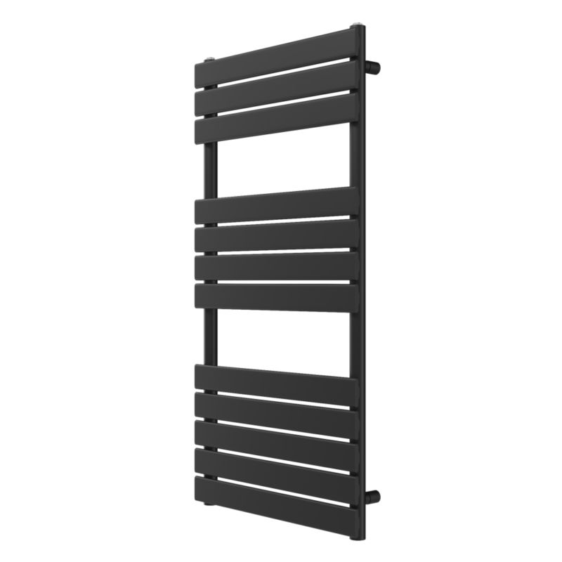 Grzejnik Łazienkowy Granitan Oslo 120/60cm Czarny Kaloryfer Drabinkowy 1kpl.