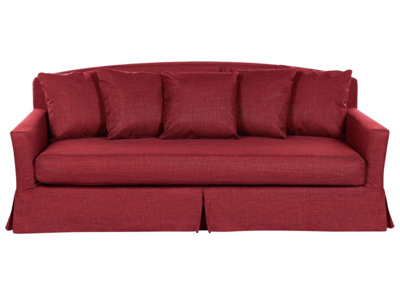 Sofa Gilja Czerwony dla 3 osób 1 szt.