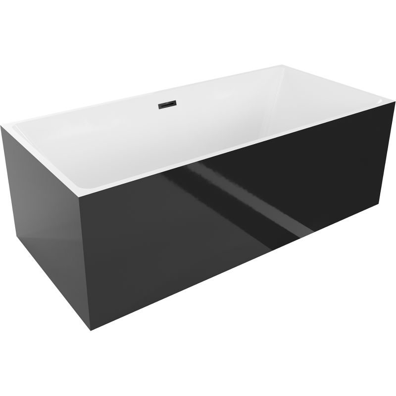 Wanna wolnostojąca Mexen Nita biały czarny 170x80 1 szt.