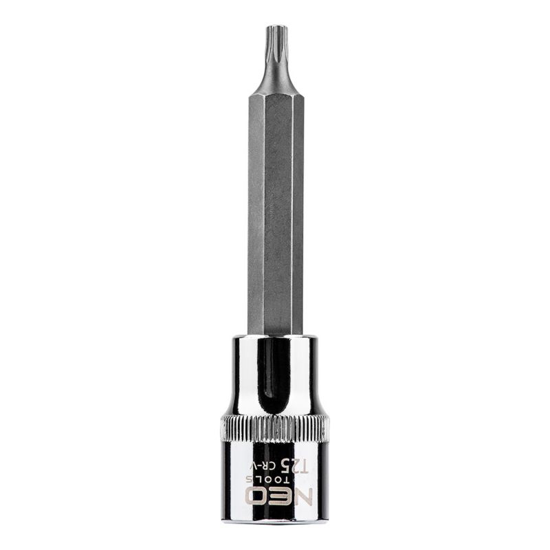 Końcówka Torx na nasadce 1/2" NEO TOOLS T25 x 100 mm 1 szt.