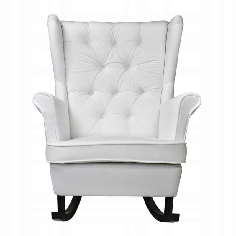 Fotel uszak do salonu bujany Family Meble Gaja siwy jasny 1szt