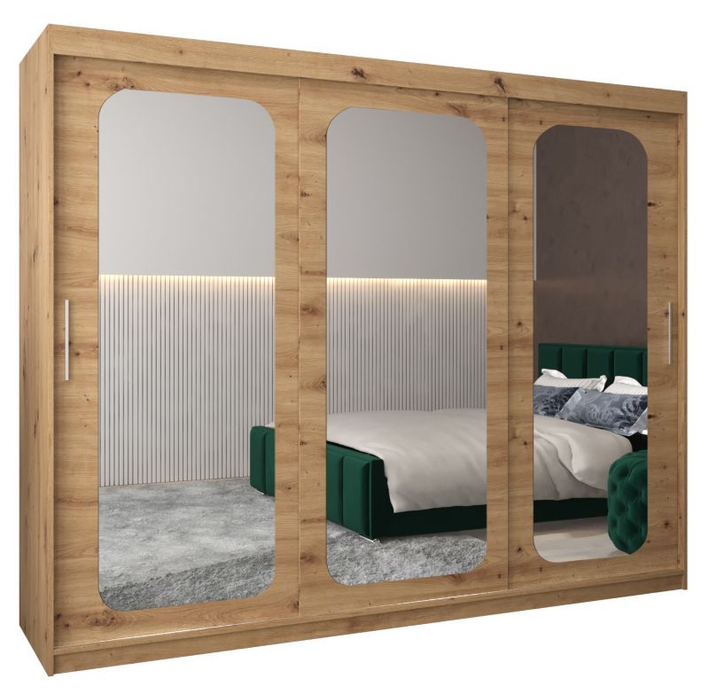 Szafa przesuwna Garderoba Abiks PROMO T3 250 artisan/artisan 1 szt.