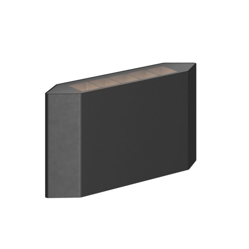 Kinkiet ścienny zewnętrzny Maytoni Pull grafitowy LED 5W 3000K 300lm IP54 wym: 11 x 20,5 x 6 cm aluminium - 1 szt.