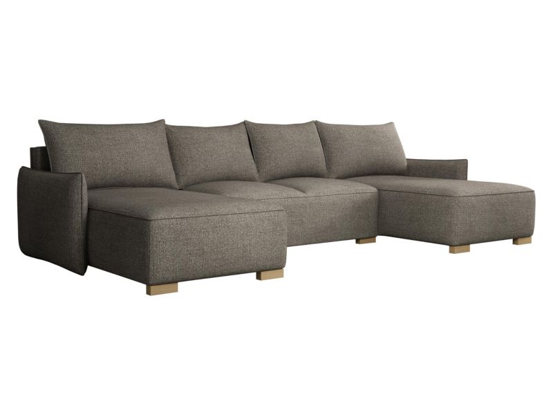 Narożnik z funkcją spania MIRJAN 24 Focus U ziemisty 1 szt.