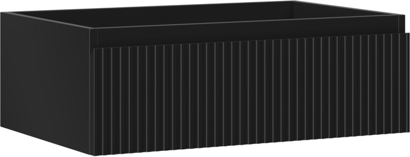 Szafka podumywalkowa Mexen Rivel czarny mat 70 cm 1 szuflada 1 szt.