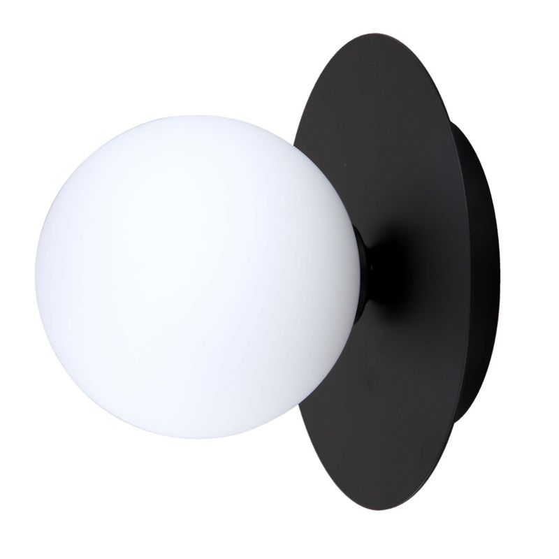 Kinkiet ścienny Light Prestige Roma czarno-biały 1 x G9 x 5W IP20 wym: 18 x 18 x 15,5 cm - 1 szt.