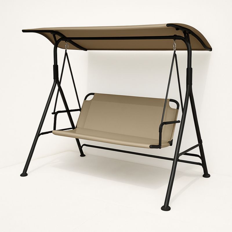 Huśtawka ogrodowa MTG 4006D wolnostojąca 3-osobowa / 4 kolory 1 szt