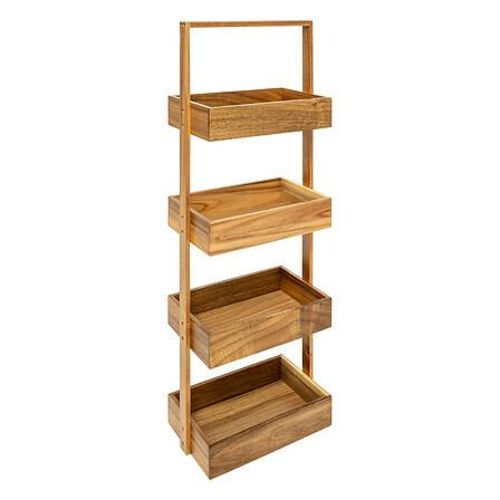 Regał drewniany na książki i dekoracje akacja 88 cm skandynawski 5five Simply Smart 1 szt.