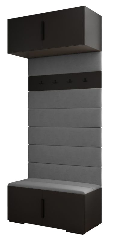 Siedzisko Abiks INOVA panele tapicerowane szer.100cm wz.1 czarny 1szt.