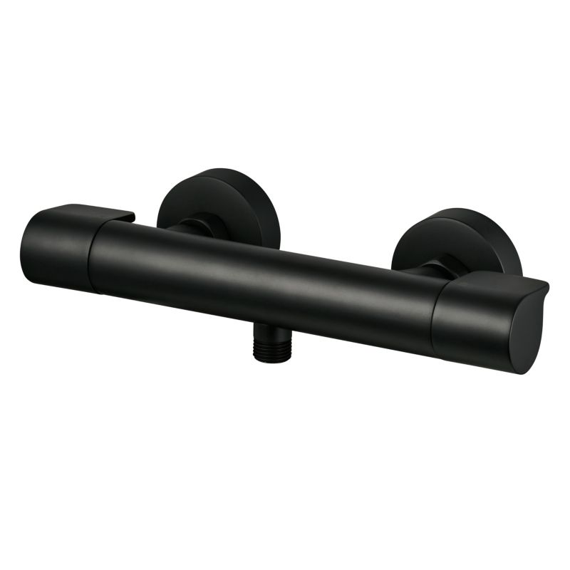 Bateria prysznicowa termostatyczna GoodHome Cavally czarna