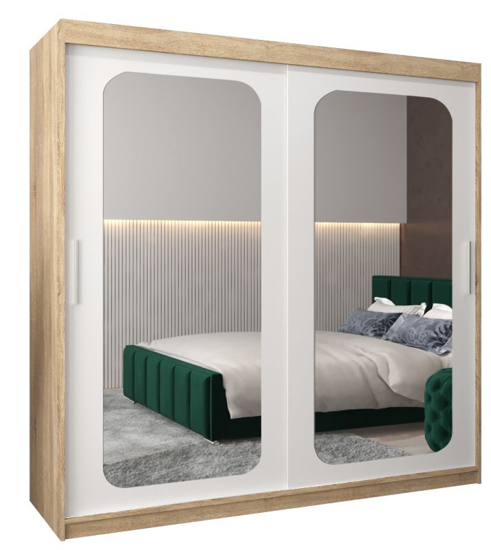 Szafa przesuwna Garderoba Abiks PROMO T3 200 sonoma/biały 1 szt.