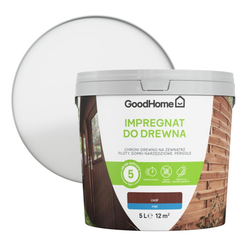 Impregnat do drewna GoodHome cedr 5 l