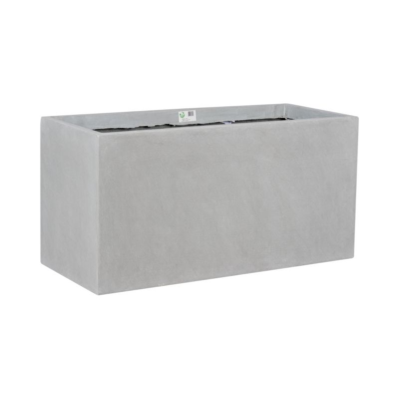 Doniczka Zadora Do Domu Ogrodu Z Włókna Szklanego D834 Szary beton 1 szt