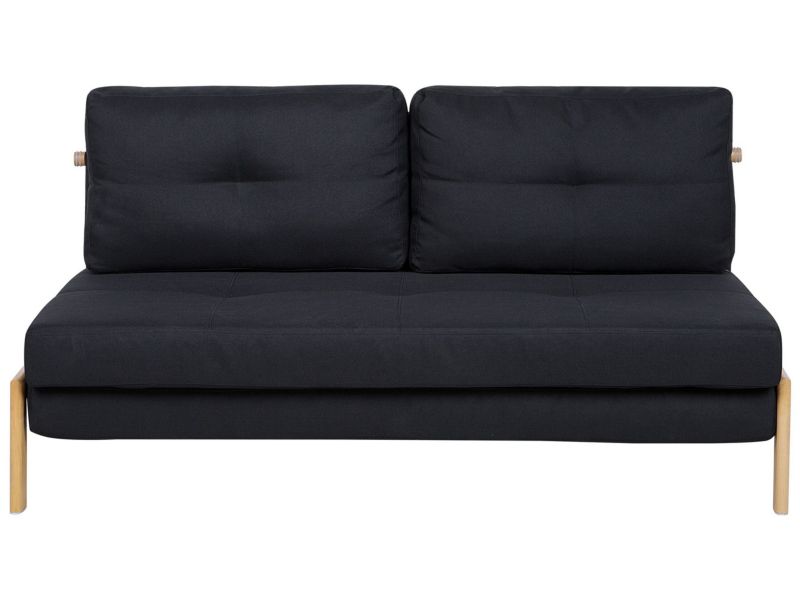 Sofa rozkładana Edland Czarny 1 szt.