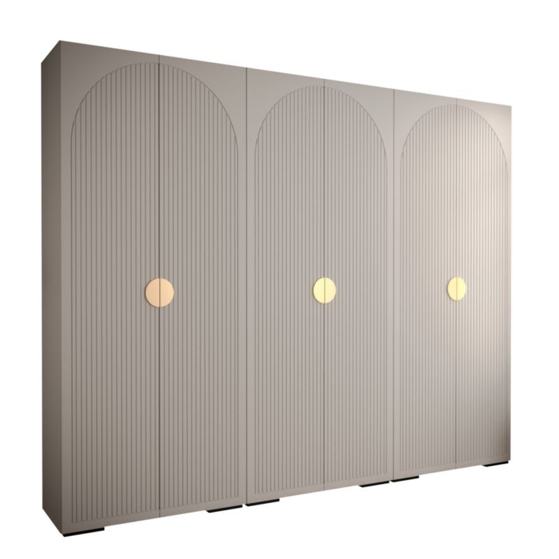 Szafa przesuwna Garderoba Abiks MANHATTAN RYFEL 1 300 biały 1 szt.