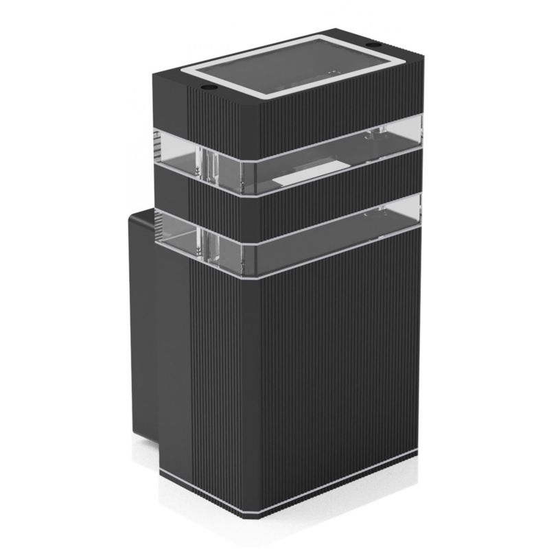 Kinkiet ścienny zewnętrzny Eko-Light Vini czarny 1 x GU10 x 10W IP54 wym: 18 x 6,5 x 11 cm - 1 szt.