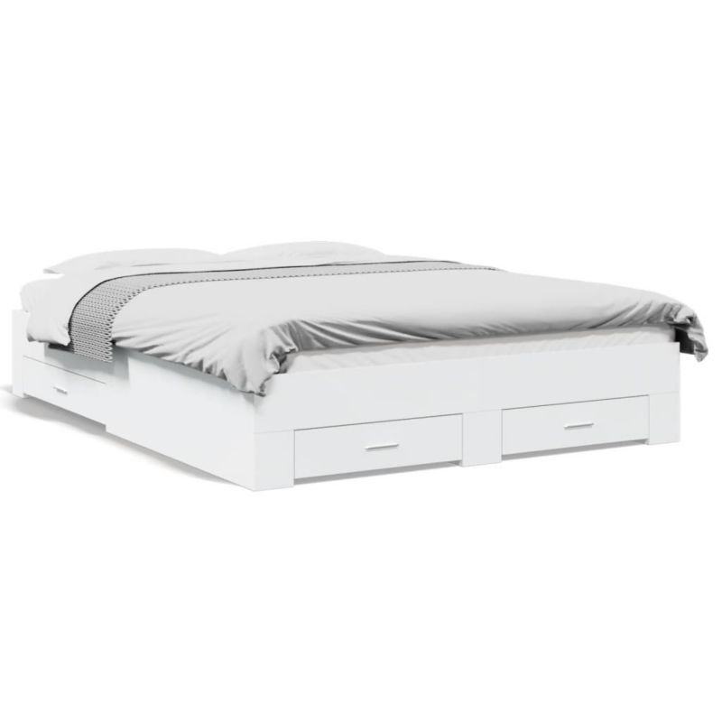 Łóżko drewniane WaszeMeble 160x200 cm biała WM-3280370 1 szt.