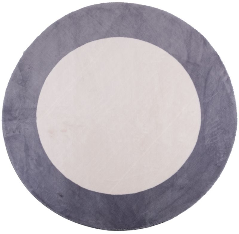 Dywan Multidecor Maximo 160 cm koło ramka beżowo- antracytowy 1 szt.