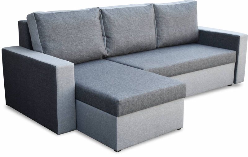 Narożnik rozkładany do salonu Bonni Home Szary/Grafit 1 szt.