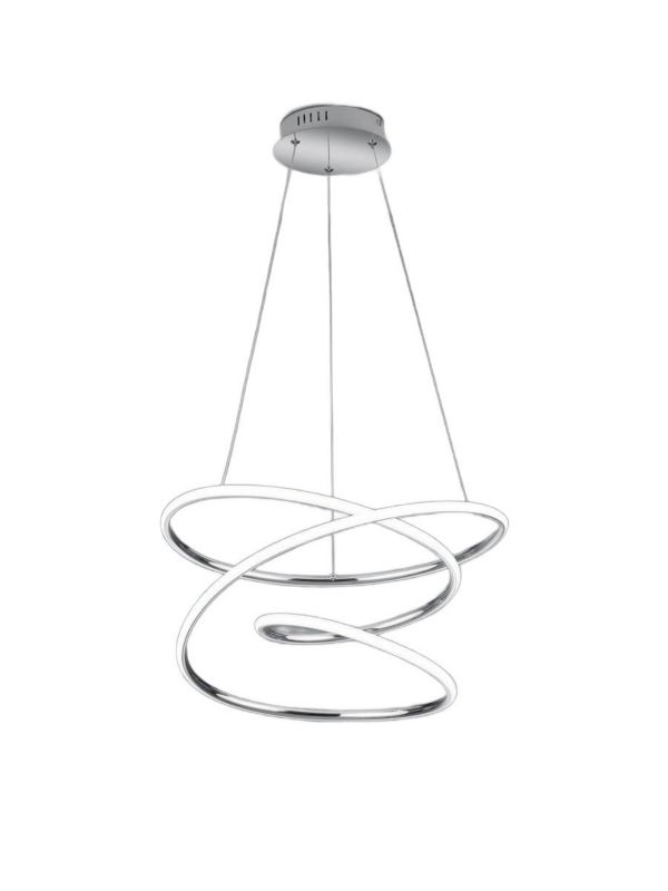 Żyrandol RL Bologna srebrno-biały wym: 150 x 50 x 50 cm wbudowany LED 36W 1 szt.