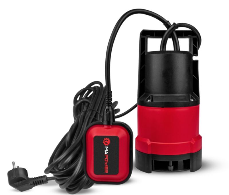 Pompa do wody czystej brudnej MAPOWER 400W do basenu pływak zanurzeniowa 1 szt.