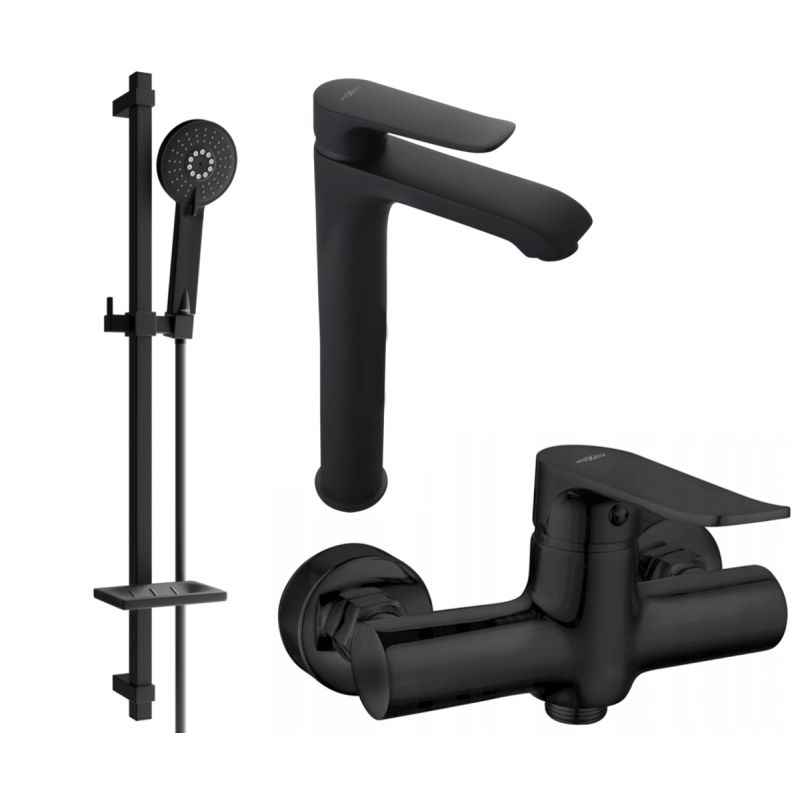 Zestaw prysznicowy Mexen Pecos czarny 72714DQ40-70 1 szt.