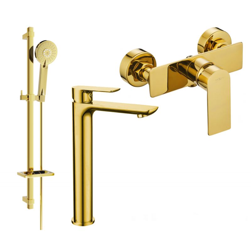 Zestaw prysznicowy Mexen Alfa złoty 745714DQ40-50 1 szt.