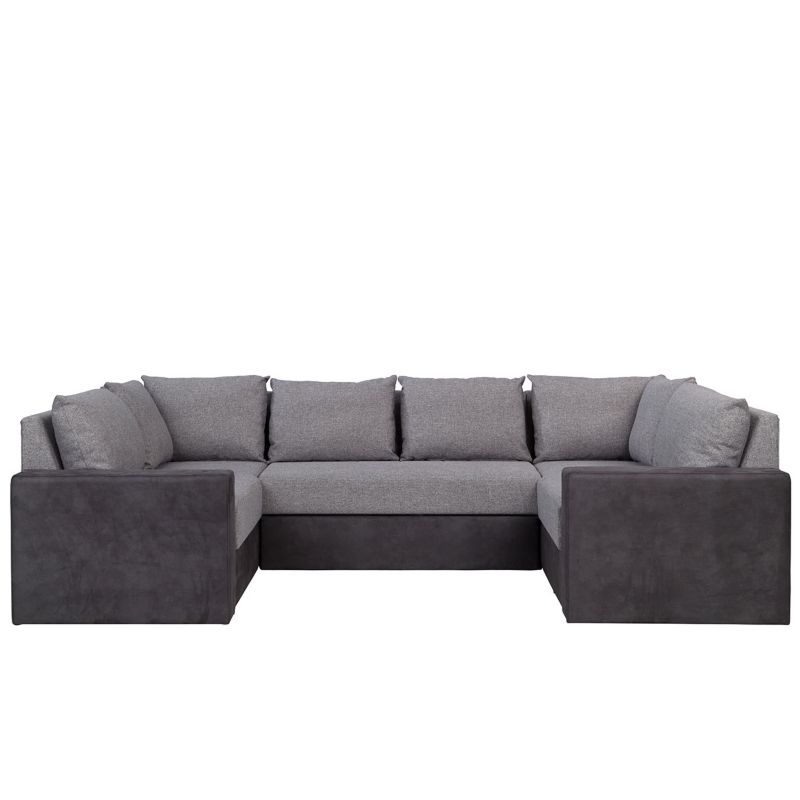 Narożnik z funkcją spania MIRJAN 24 Denver Plus szary + jasnoszary 1 szt.