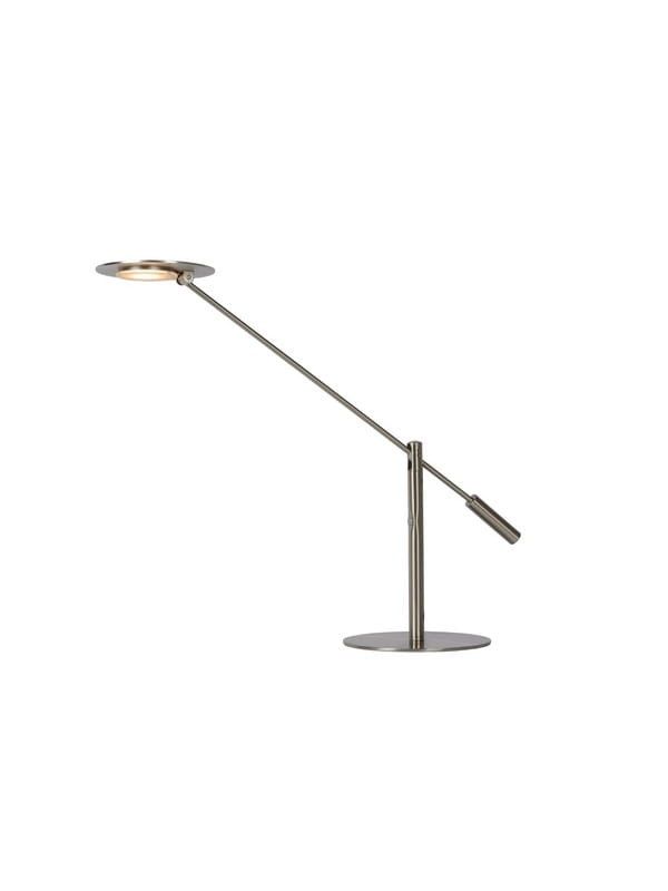 Lampa biurkowa Lucide Anselmo srebrna LED 9W 3000K 640lm IP20 wym: 50 x 18 x 18 cm metal - 1 szt.
