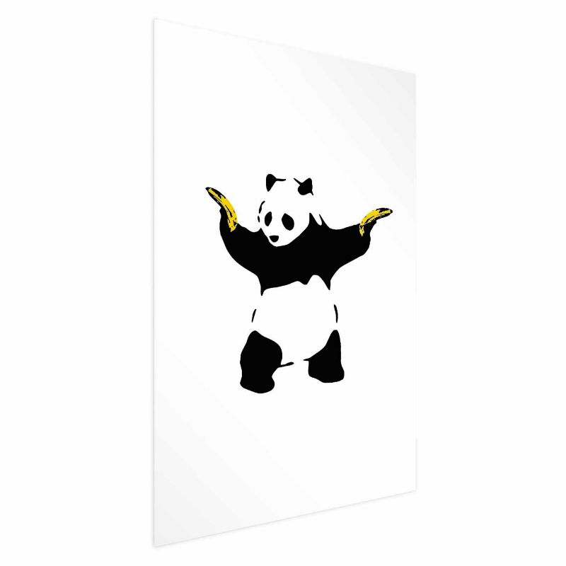 Plakat Artgeist Panda with Guns 60x90 cm bez ramy 1 szt