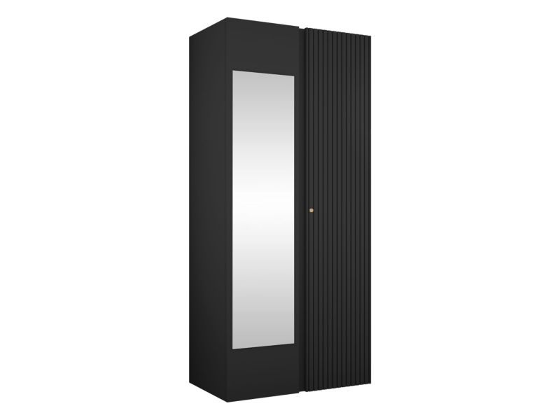 Szafa z lustrem MIRJAN 24 Orion Ryfel Slim czarny 1 szt.