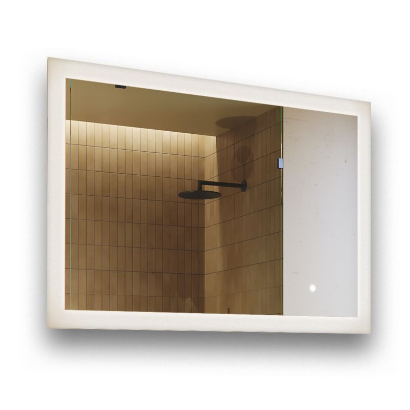 Lustro prostokatne LED Artforma 100x70 z dotykiem, Lustro łazienkowe 1 szt.