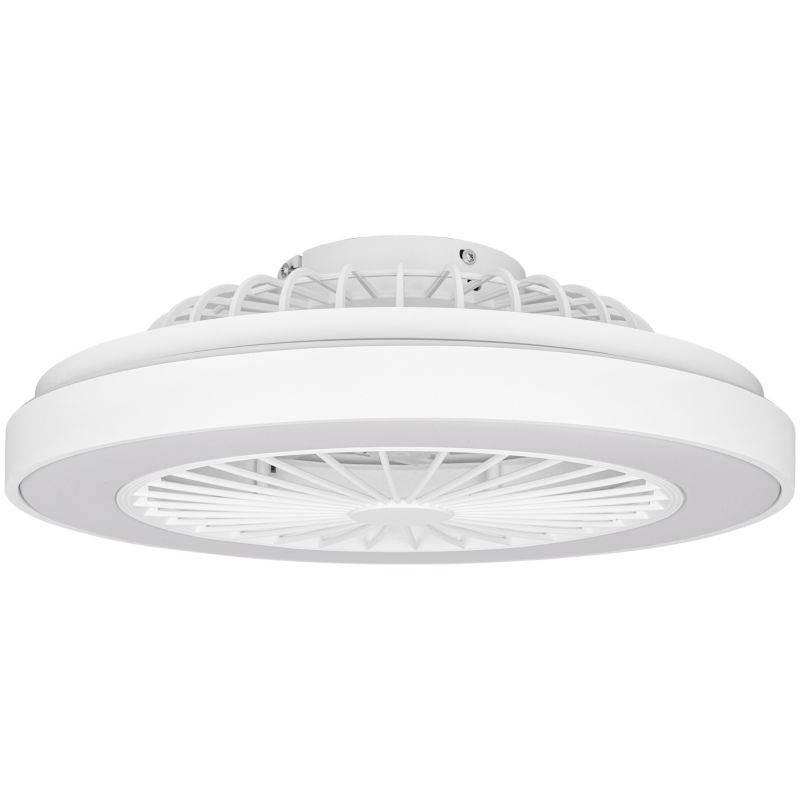 Plafon LED MasterLED Kleo z wentylatorem i pilotem 50 cm IP20 3000-6000K 3CCT smart biały 1 szt.
