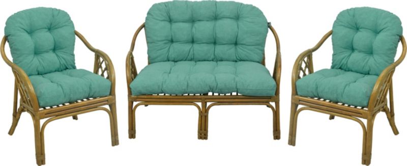 Poduszki na meble rattanowe AMPO ATHENA komplet miętowy 1 kpl.