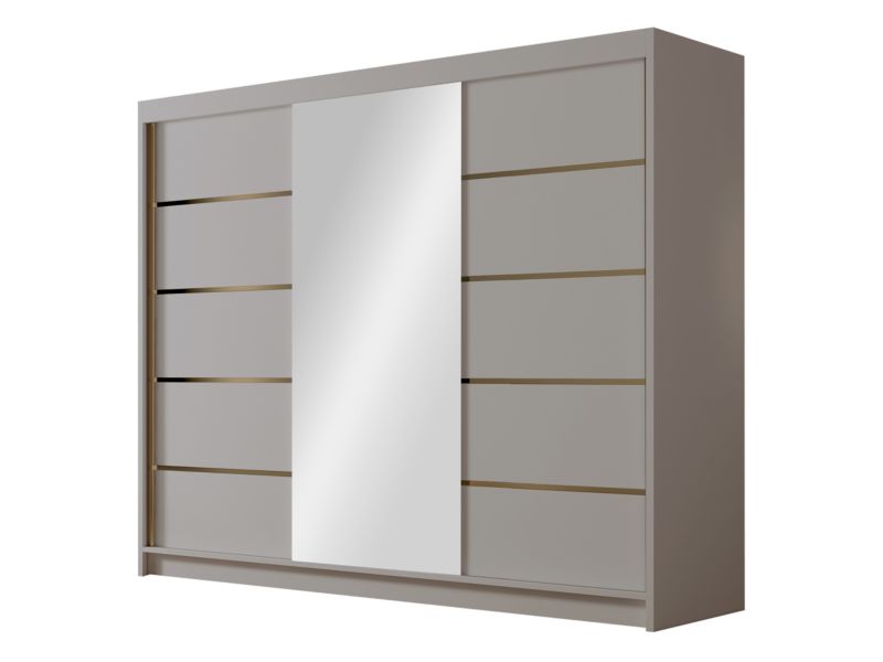 Szafa MIRJAN 24 z lustrem Amber VI 250 kaszmir 1 szt.