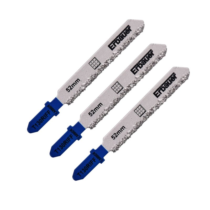 Brzeszczot do glazury Erbauer 5 - 10 mm 3 szt.