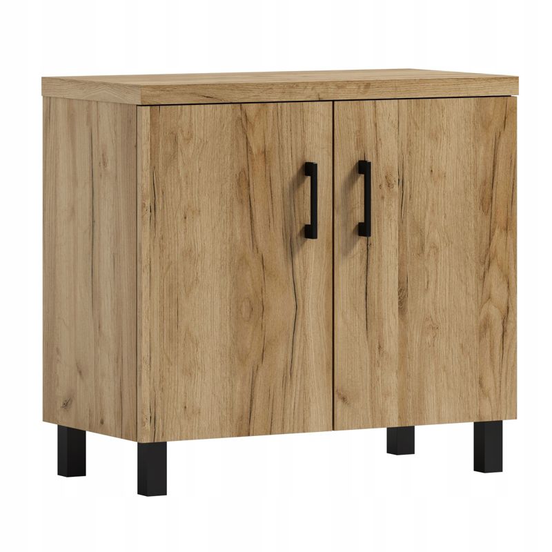 Szafka łazienkowa ADK MEBLE ROCO 60 pod umywalkę dąb craft złoty 1 szt.