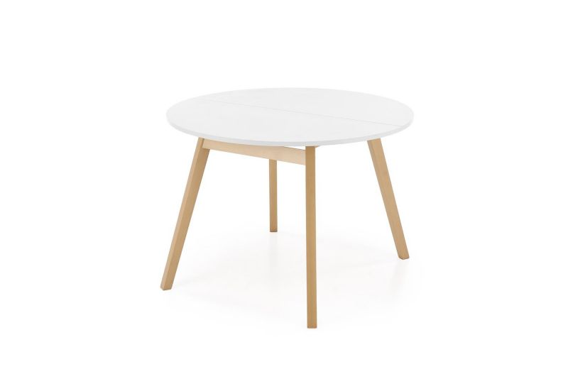 Stół Halmar RUBEN 102(142)x102 rozkładany biały 1 szt