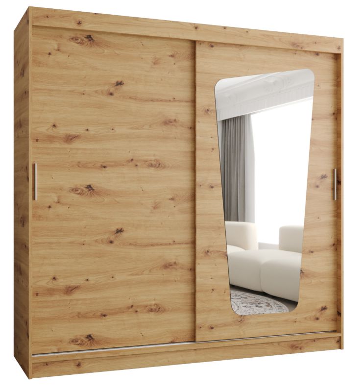 Szafa przesuwna Garderoba Abiks MOKA 200 dąb artisan 1 szt.