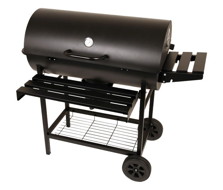 Grill wózek weglowy BARREL z rusztem żeliwnym 02663