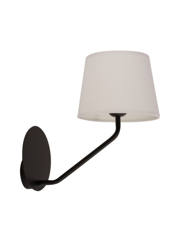 Kinkiet Sigma Lighting Lizbona czarno-biały styl nowoczesny 1 x E27 x IP20 wym: 34 x 19,5 x 32 cm - 1 szt.
