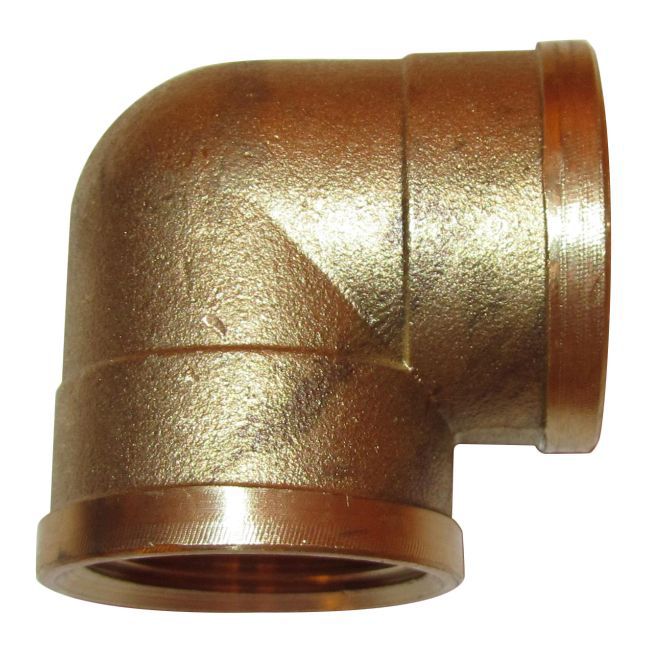 Kolanko mosiądz mufowe gwint wewnętrzny / wewnętrzny 1"