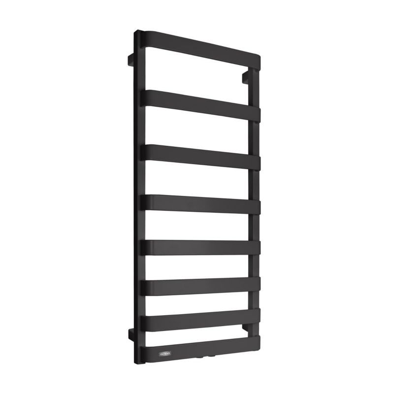Grzejnik łazienkowy Oltens Varme 108,5x50 cm 428W czarny mat drabinkowy 1 szt.