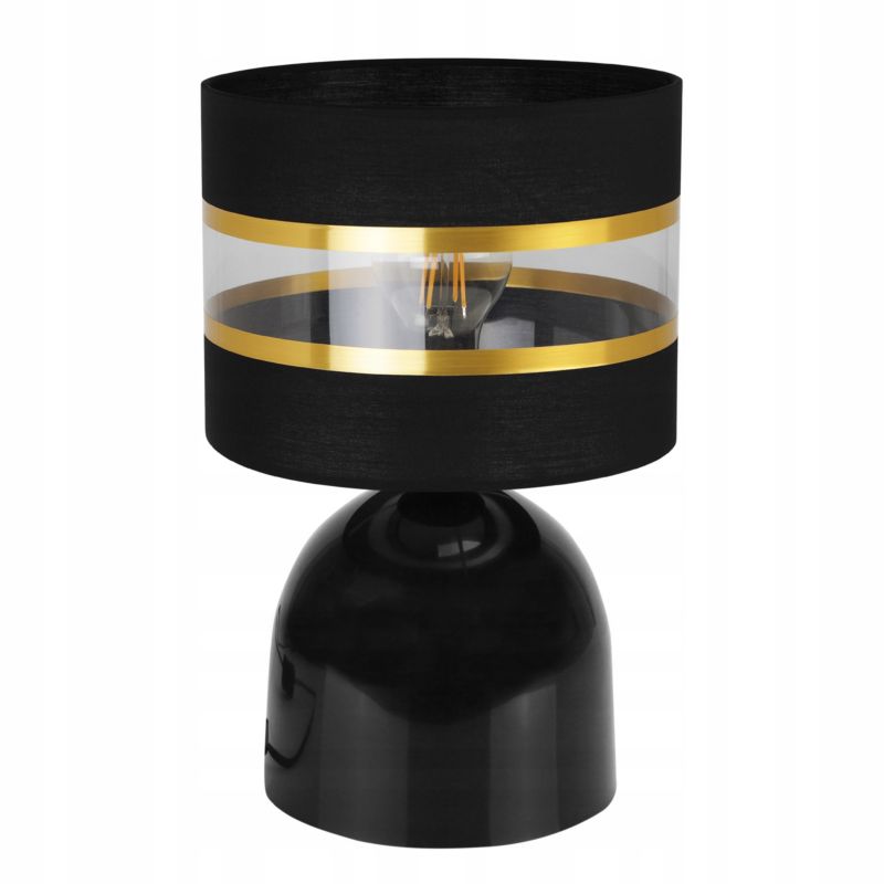 Lampa stołowa nocna Light Home LH Elegance Gold Neli 1x E27 60W czarny 1szt.