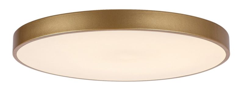 Plafon sufitowy nowoczesny Rabalux Tesia złoto-biały LED 60W 3000K-6000K 3760lm IP20 wym: 5 x 60 x 60 cm metal - 1 szt.