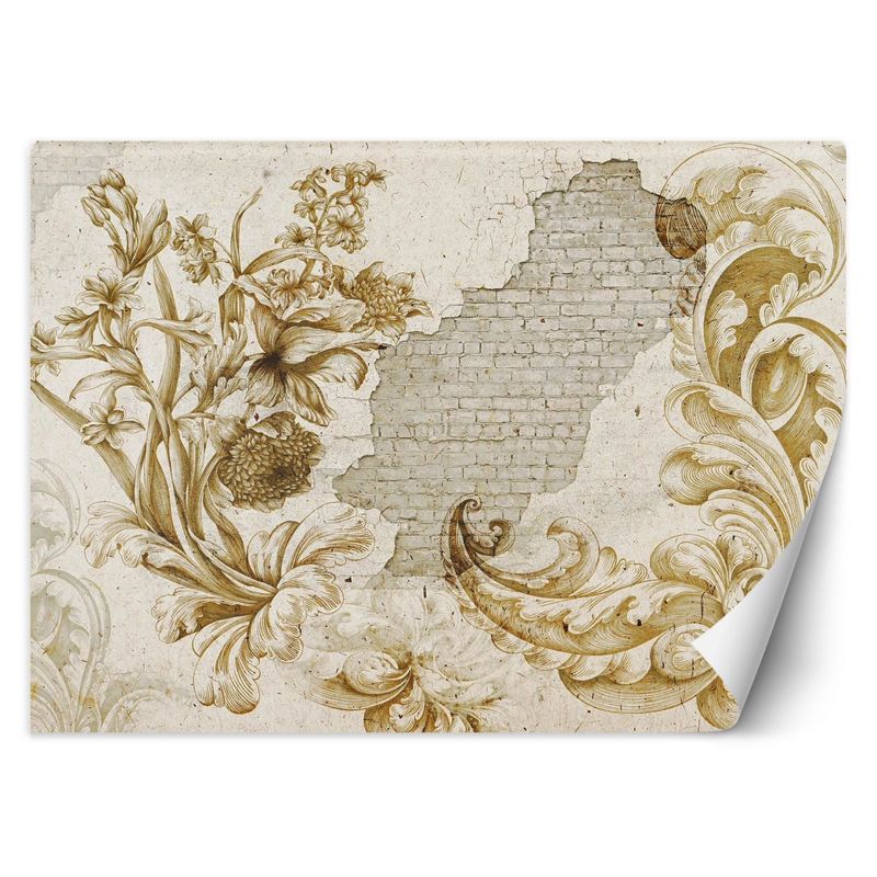 Fototapeta Feeby Fresk rośliny tynk 400x280 1 szt