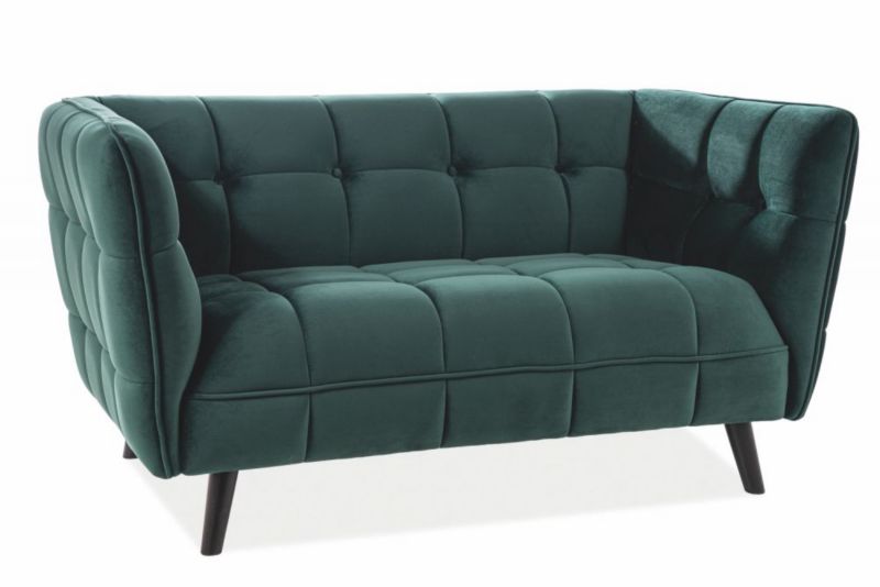 Sofa Signal CASTELLO VELVET 2 zielona 1 szt